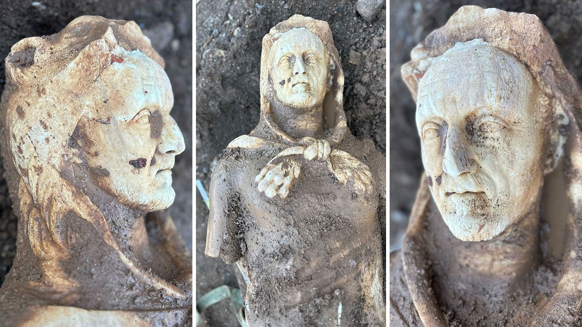 Dělníci našli v Římě při opravách potrubí antickou sochu Herkula